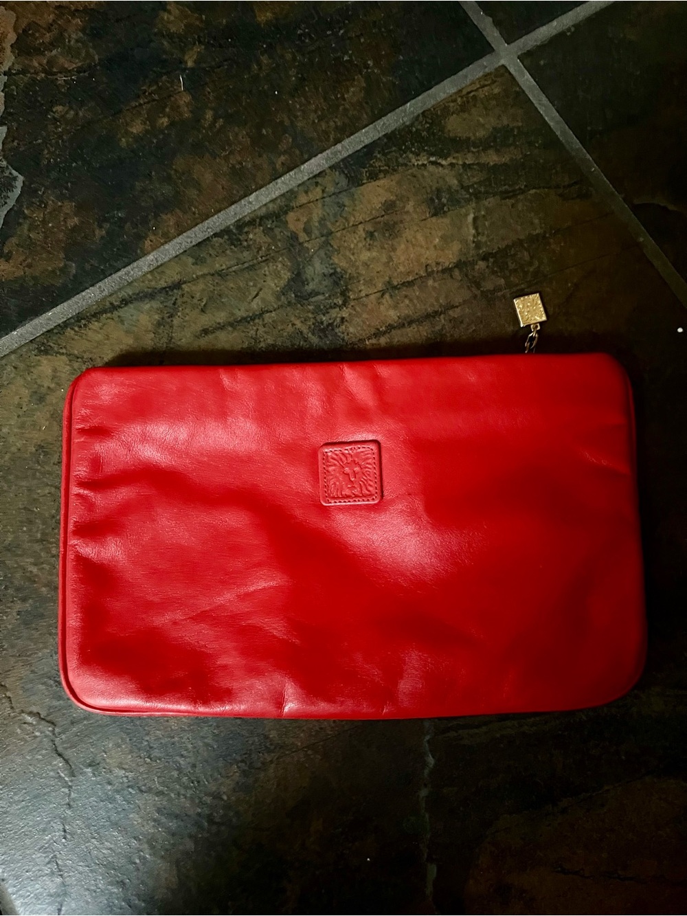 Anne Klein Leather Clutch